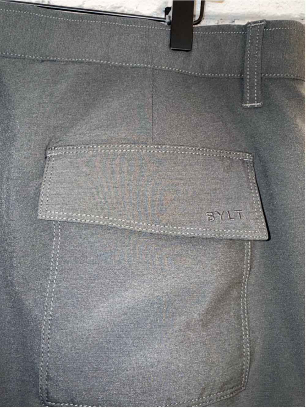 Men's Bylt Basics Shorts size 40 Kinetic Shorts Black Flat Front 7’ Inseam NEW - Picture 11 of 14